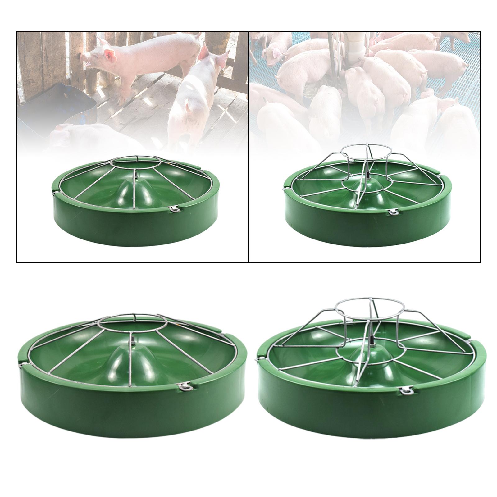 Pig Food Trough Fodder Tray Bucket Accessories Container Basin Farming Supplies 8 Slot Dishes Piglet Feeder for Poultrys Cattle