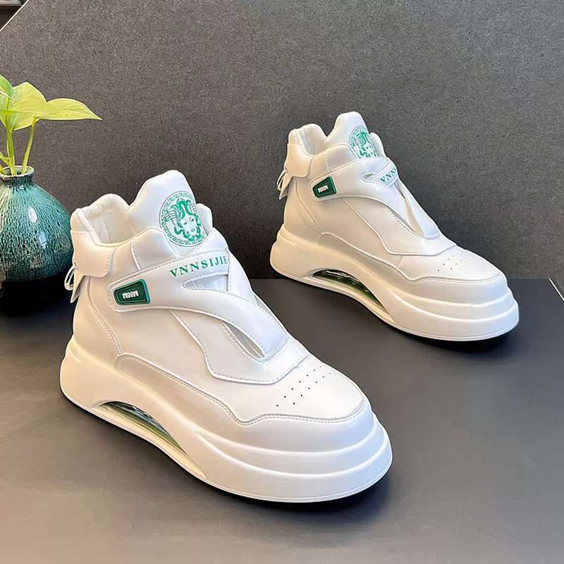 2023 New Air-cushion Men's Autumn Trend All-match High-top Cas ual Shoes With Heightened Comfort Sneakers For Men