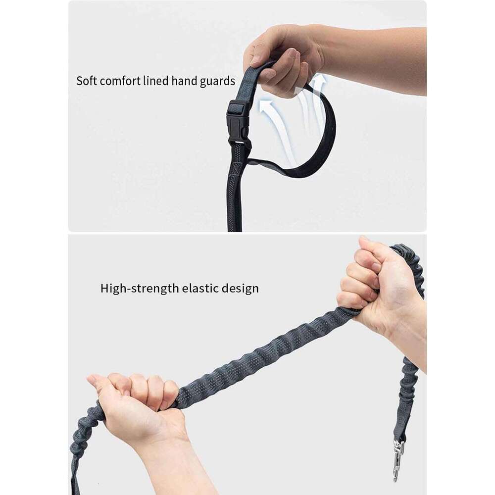 DHpet Rope Dog Lead for Medium Dogs Dog Leash Retractable Long Belt 1.6m with Carabiner Small Dogs Buckle Drawstring Hook Loop Large Capacity Waterpro
