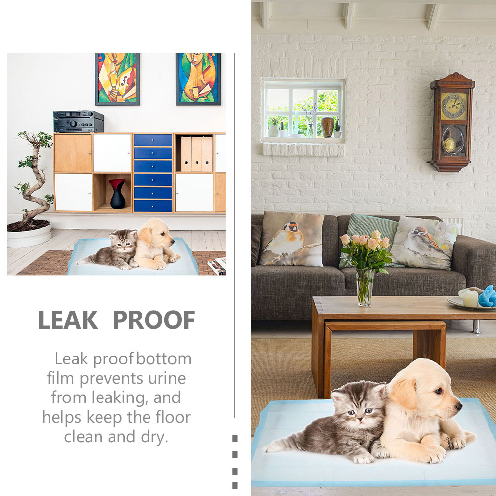 40 Pcs Dog Pee Pads Extra Large Pet Mat Supplies Portable Diapers for Dogs Puppy