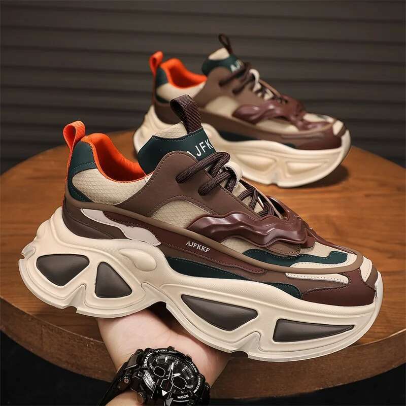 For British Athletic Sneakers Sport Walking Sneaker Men Street Style Platform Shoes Male 2025