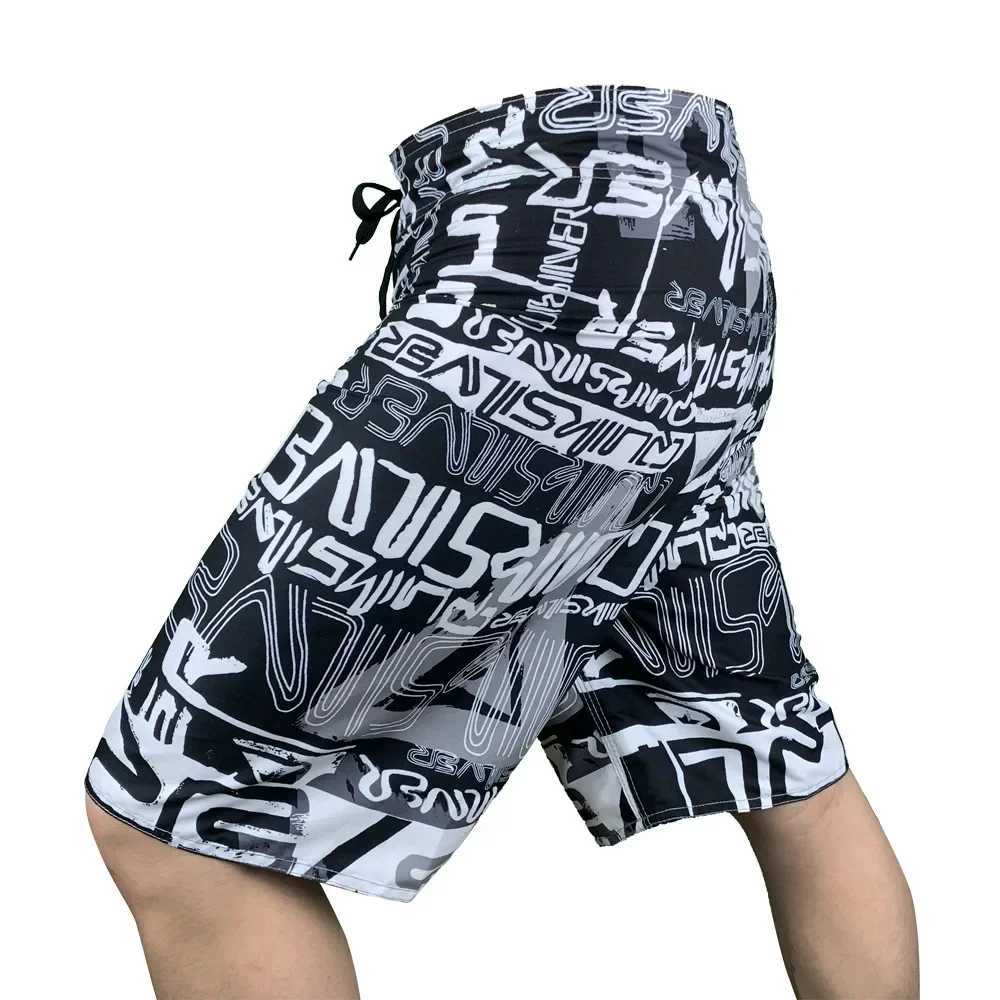 Mens Shorts Swimwear Swimsuit Swimming Trunks Sexy Beach Shorts Surf Board Male Summer Breathable Clothing Pants Plus-size slacksXJ250304