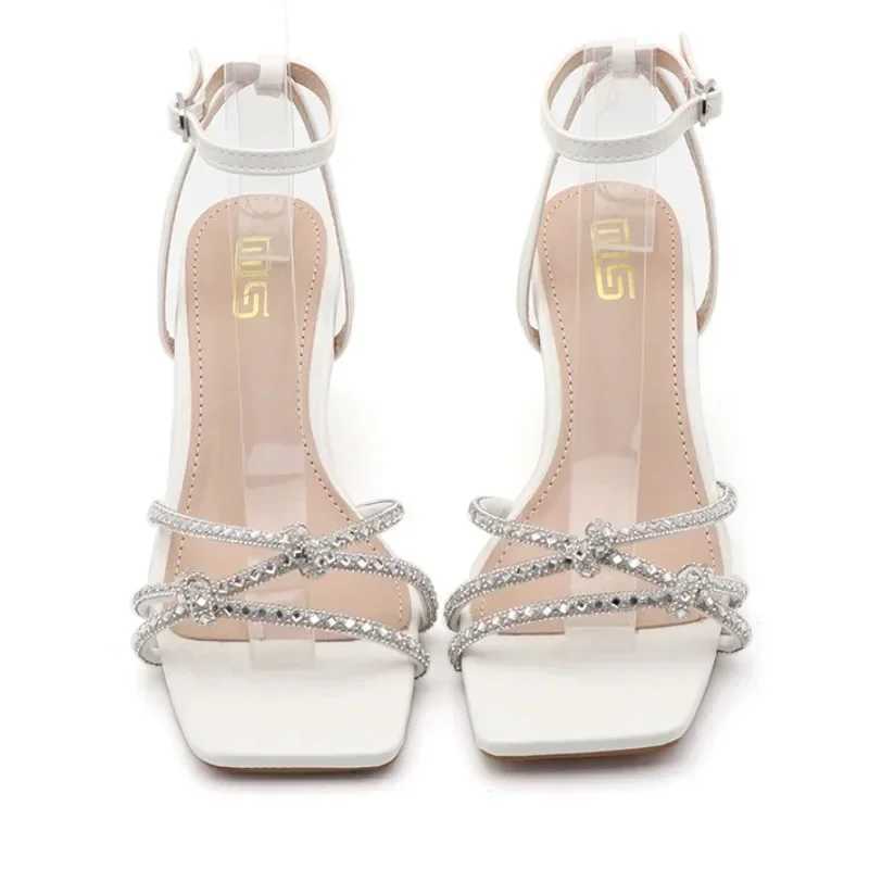 Diamond Sandals for Women Summer Open Toe Party Dress Shoes Elegant Slingbacks Shoes Brand Fi Rhine High Heels WomenXJ2500305
