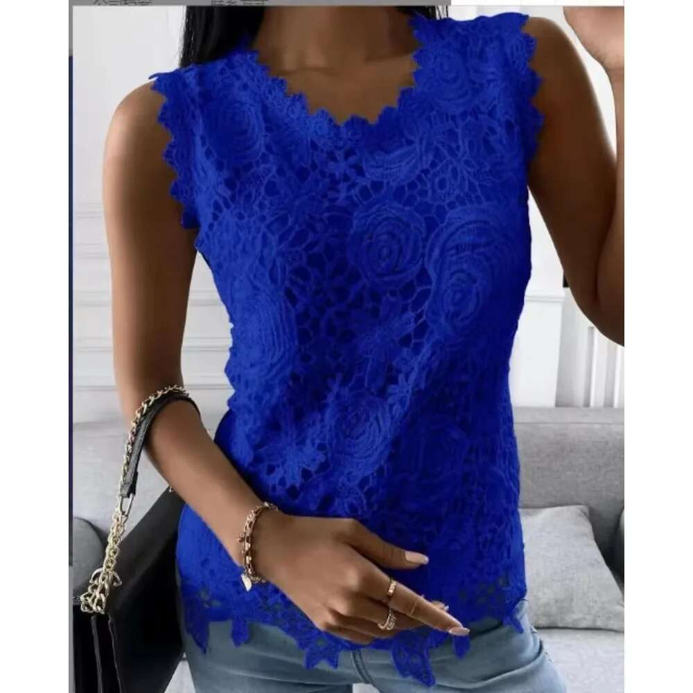Summer Shirts For Women Clothing Tshirt Y2k Tops Vintage Lace Elegant Fashion Clothes Streetwear Casual Autumn T-Shirts Spring