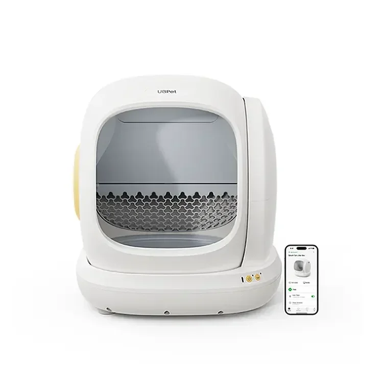 2025New Automatic Cat Toilet With APP Odor Control UBPET Airrobo C20 Smart Cat Litter Box Multi-Cat Recognition
