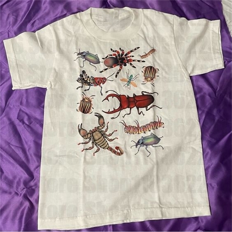 2000s Y2k Style Print Crop Top Short Sleeves Graphic T Shirts Women Punk Vintage Emo Goth Fairycore Grunge Tee Clothes 250224