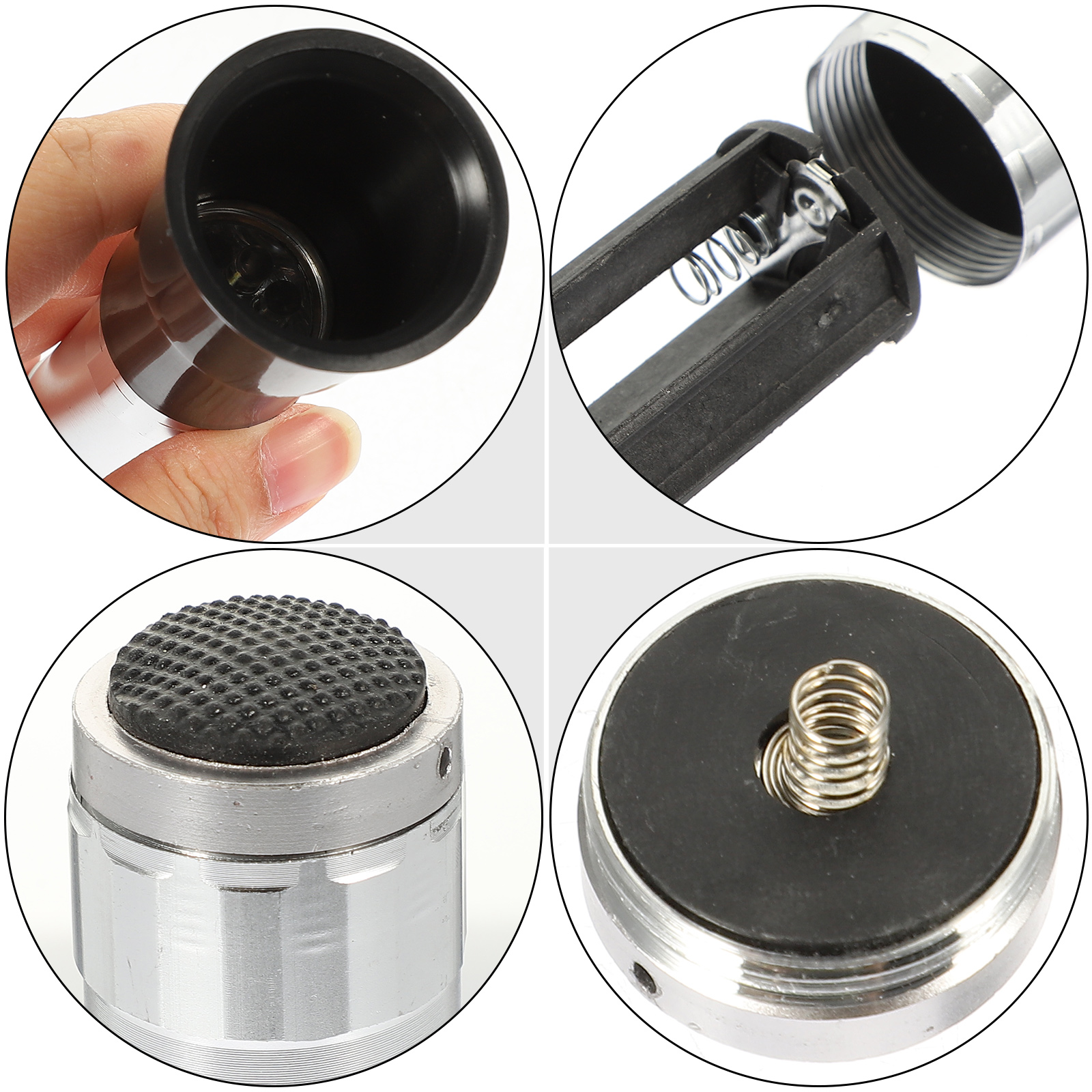 Hand Held Egg Lamp Light Candler for Quail Incubator Eggs Poultry Incubation Tool Aluminum Alloy Candling Equipment Tester