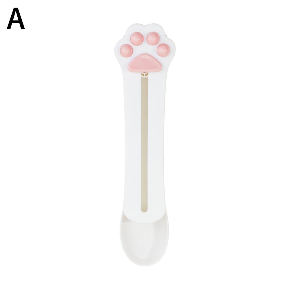 Cat Squeeze Feeder Pet Snack Feeding Spoon Pink Gray Tool Squeezer 1pc Cream Travel Portable Snack Feeding Pet X7K9