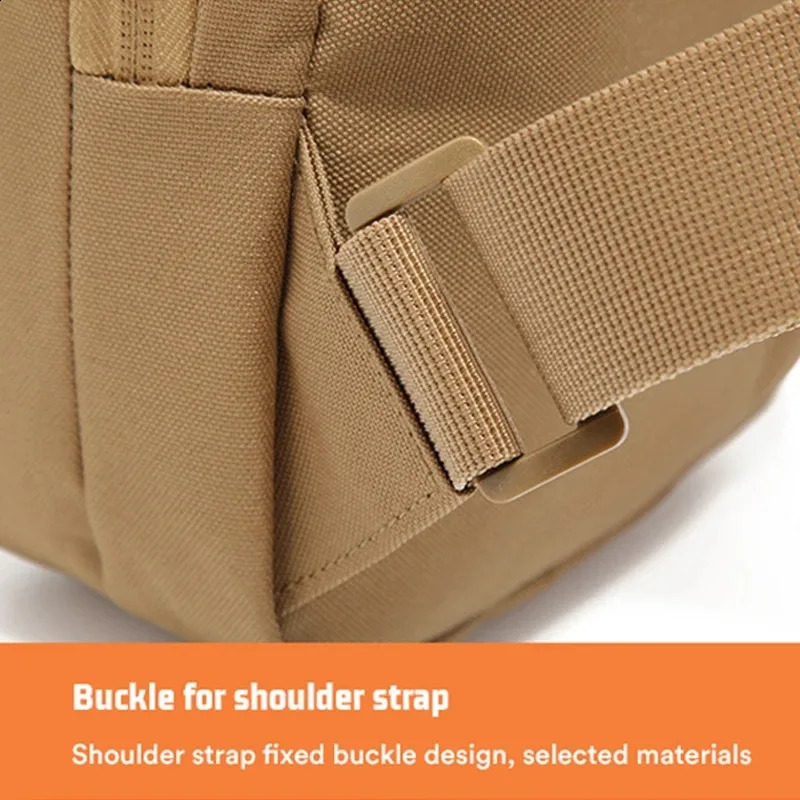 Tactical Shoulder Chest Bag Pistol Holster Concealed Carry Sling Crossbody Range Gun Convertible Backpack for Hunting Camping 250227
