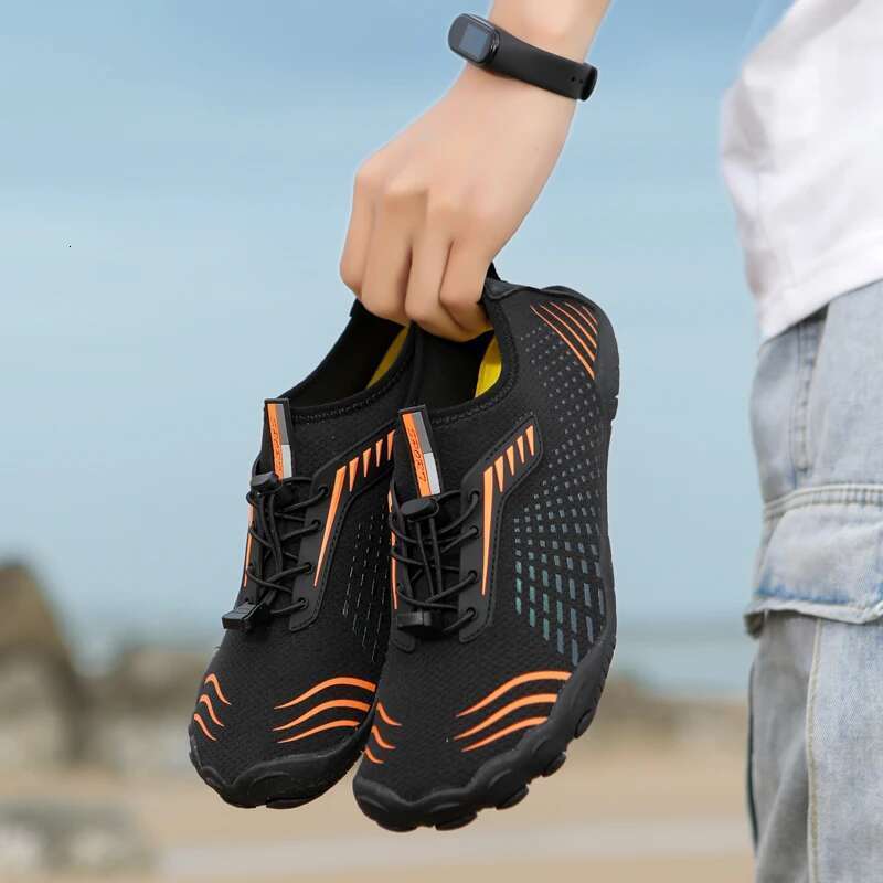 Men's Summer Aqua Multi functional Quick-Dry Non-Slip Hot Selg Water Outdoor Beach Breathable Swimming Shoes