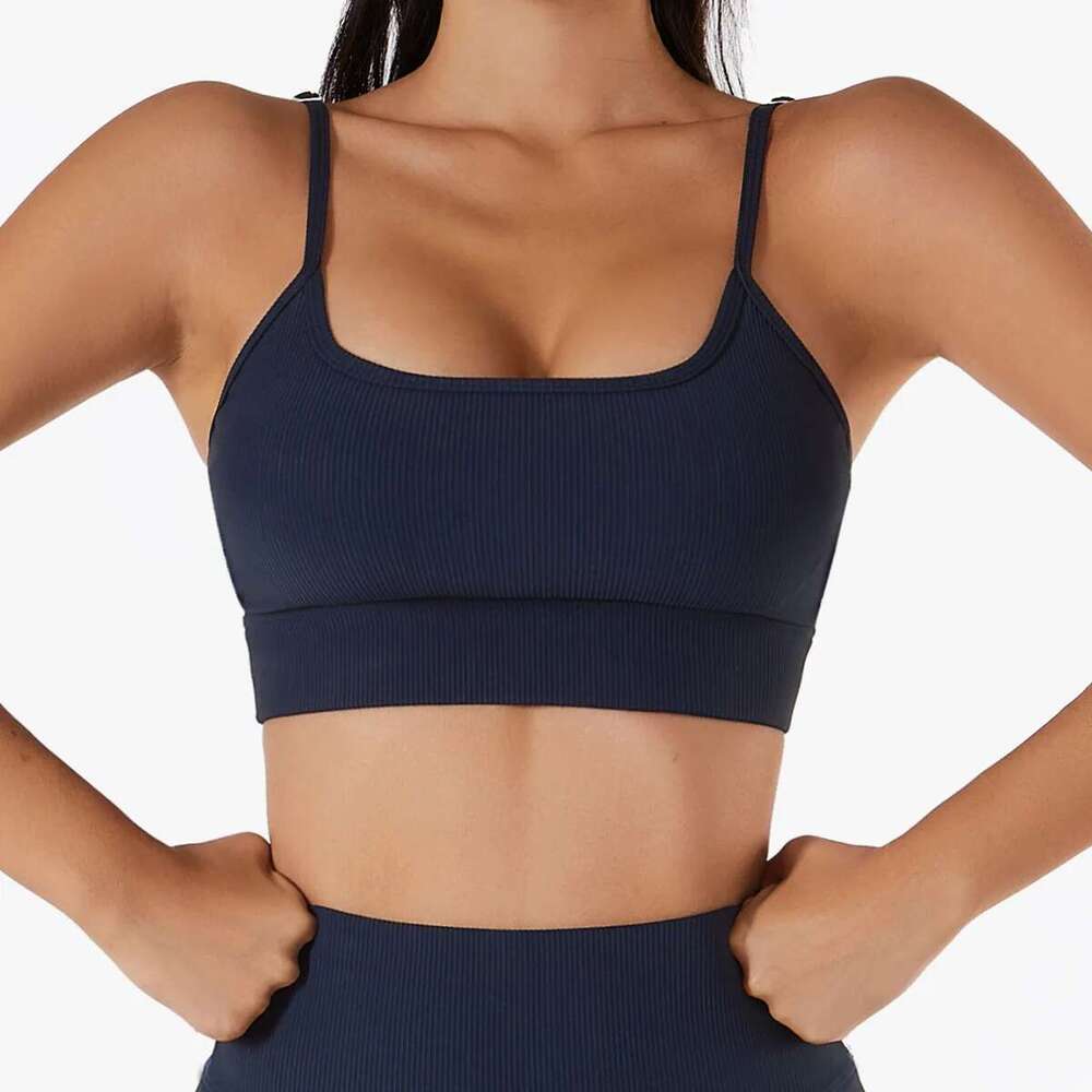 Women Sports Push Up Yoga Crop Brassiere Fiess Top Running Sport Bra Breathable Workout Bras Kl-My