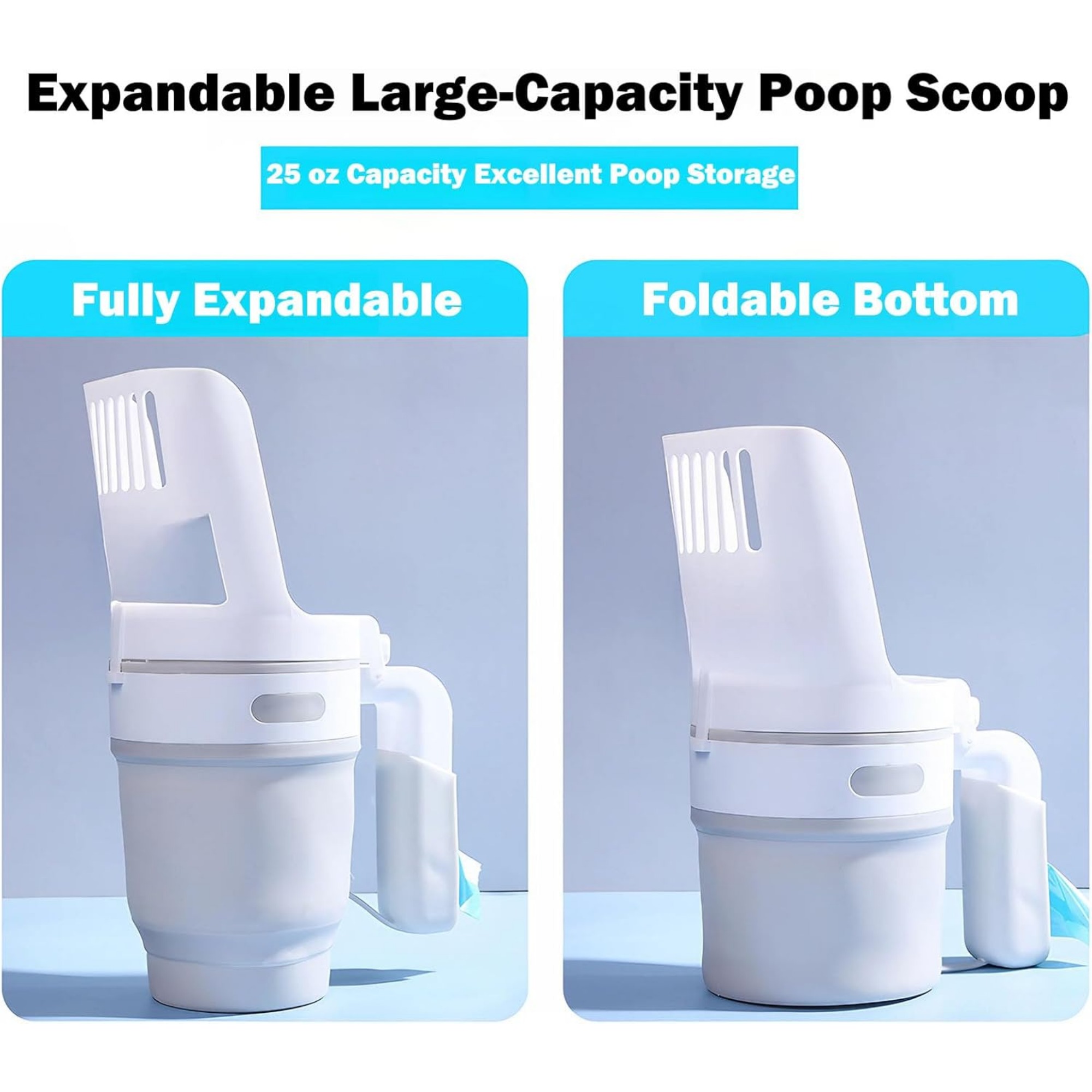 Cat Litter Shovel Scoop with Refill Bag For Pet Filter Clean Toilet Garbage Picker Cat Supplies Cat Litter Box Self Cleaning