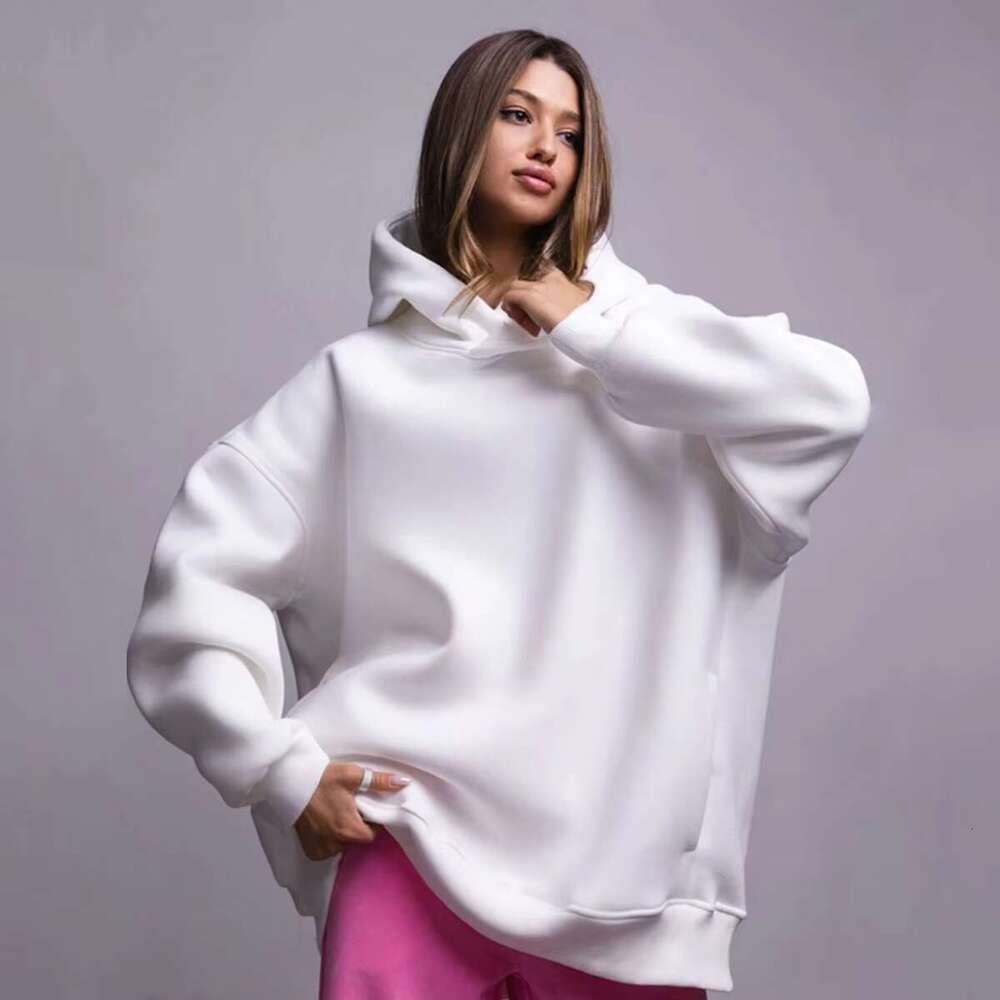 Woman Hoodies Sweatshirts Fashion Solid Color Red Black Gray Pink Hooded Hip Hop Fleece Hoodie Womens Y2k Streetwear
