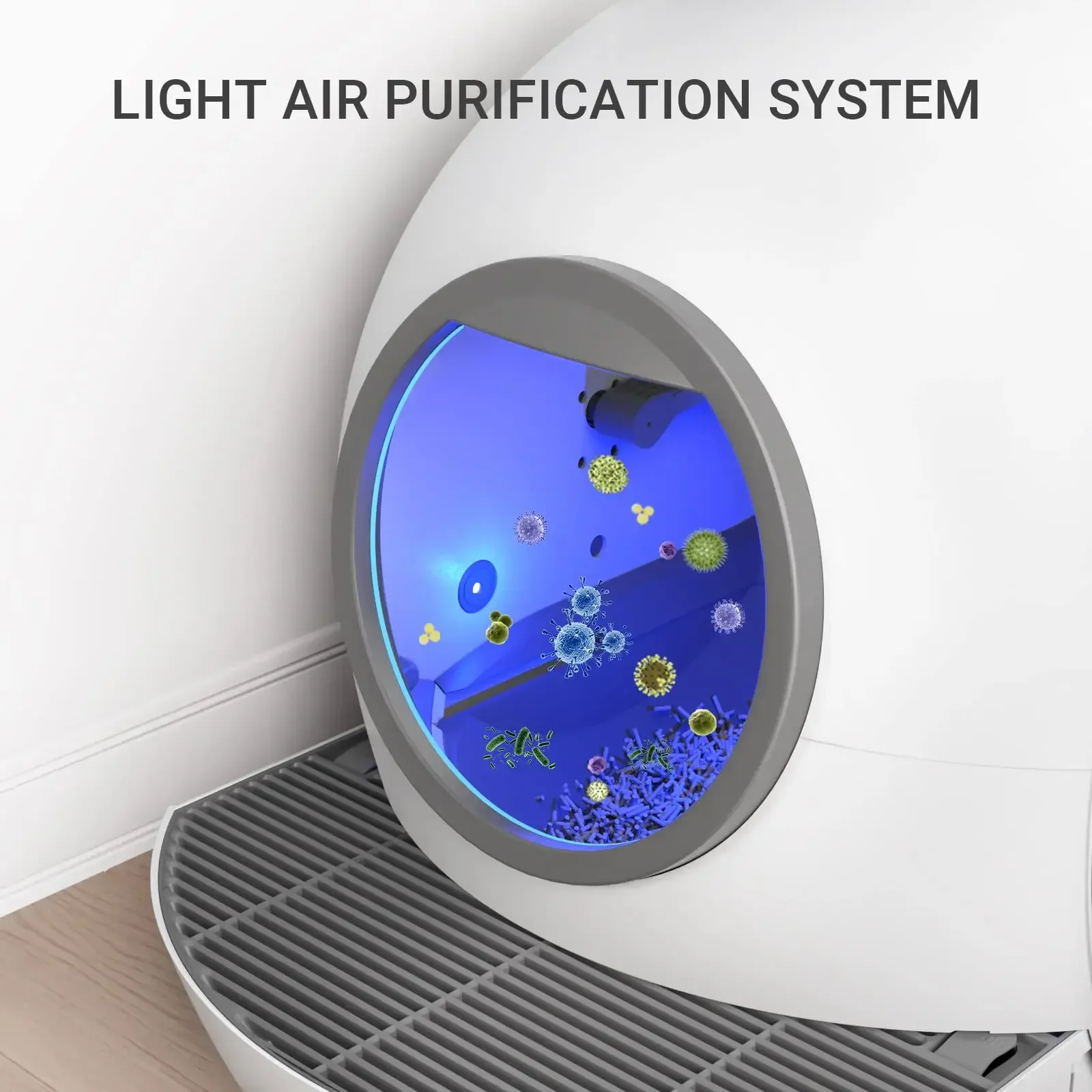 Multifunctional foldable smart self cleaning closed cat lit-ter box with high quality