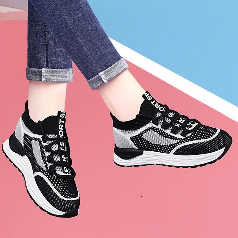 New Women's 2025 Spring Korean Edition Multi functional Leisure Comfortable Fabric Lightweight Soft Bottom Sports Shoes Designer Fashion Single S
