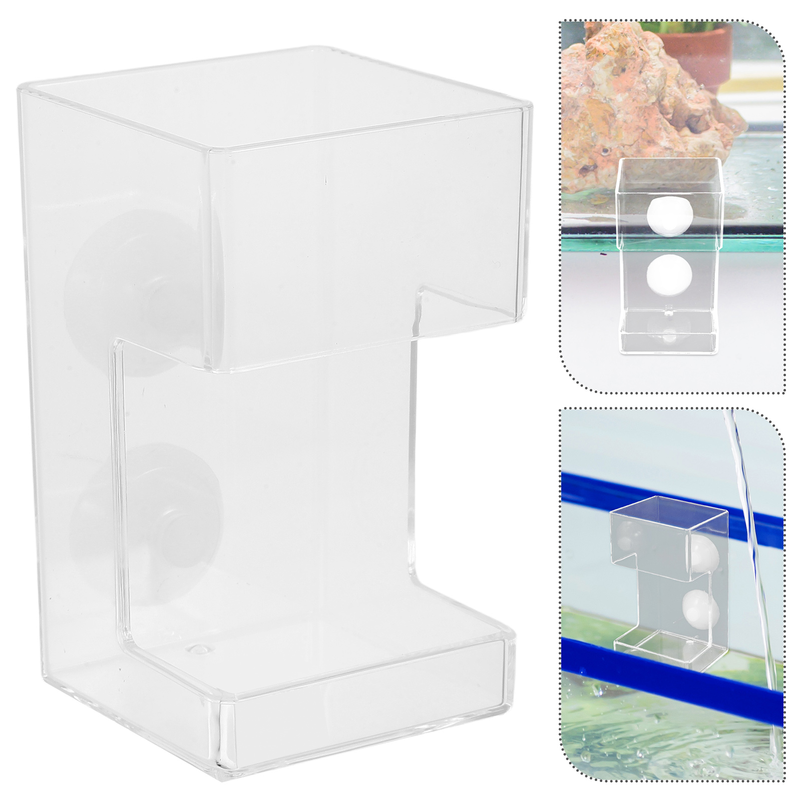 Fish Tank Feeder Feeding Dish Aquarium Food Holder Floating Shrimp Equipment Automatic