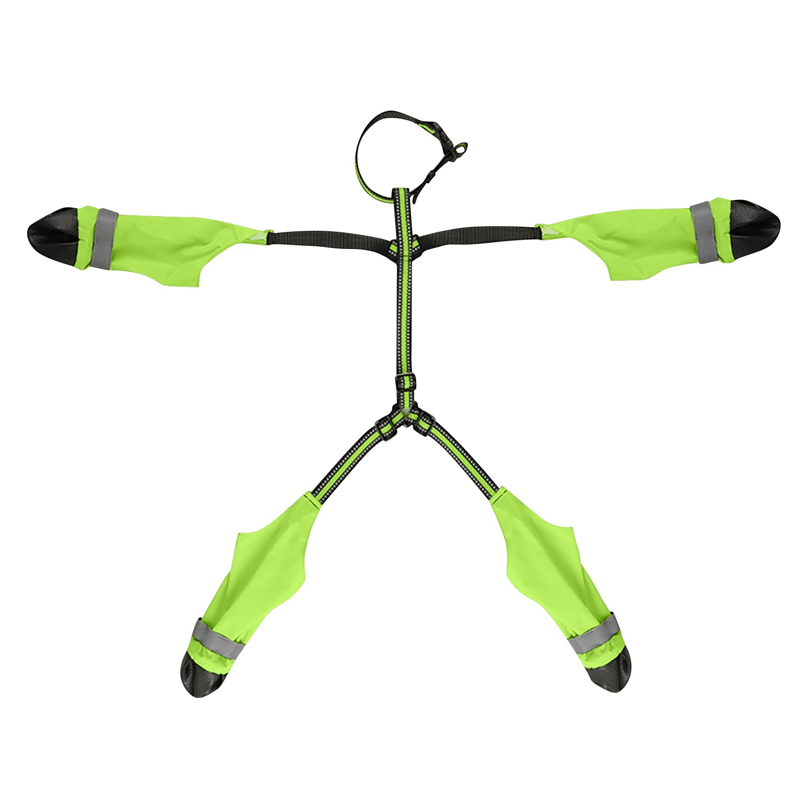 Water Proof Dog Shoes Dog Protectors Shoes With Suspenders Slip Reflective Dog Boots Adjustable Pet Clothes for Small Dogs Girl