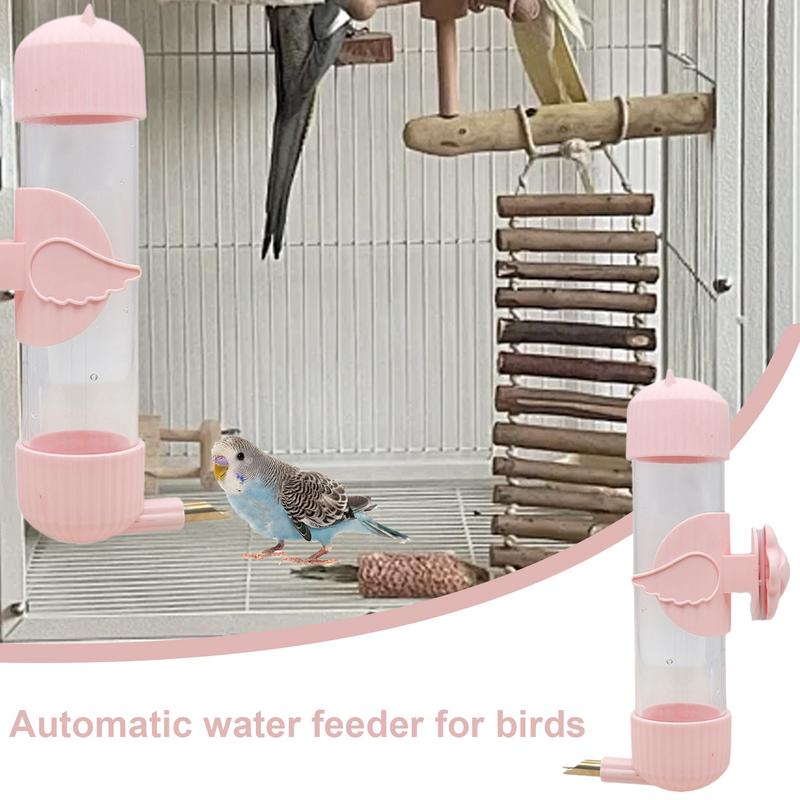 Automatic Bird Water Dispenser Bird Drinker Waterer Device Small Animals Automatic Water Drinker For Budgies Cockatiel Lovebird