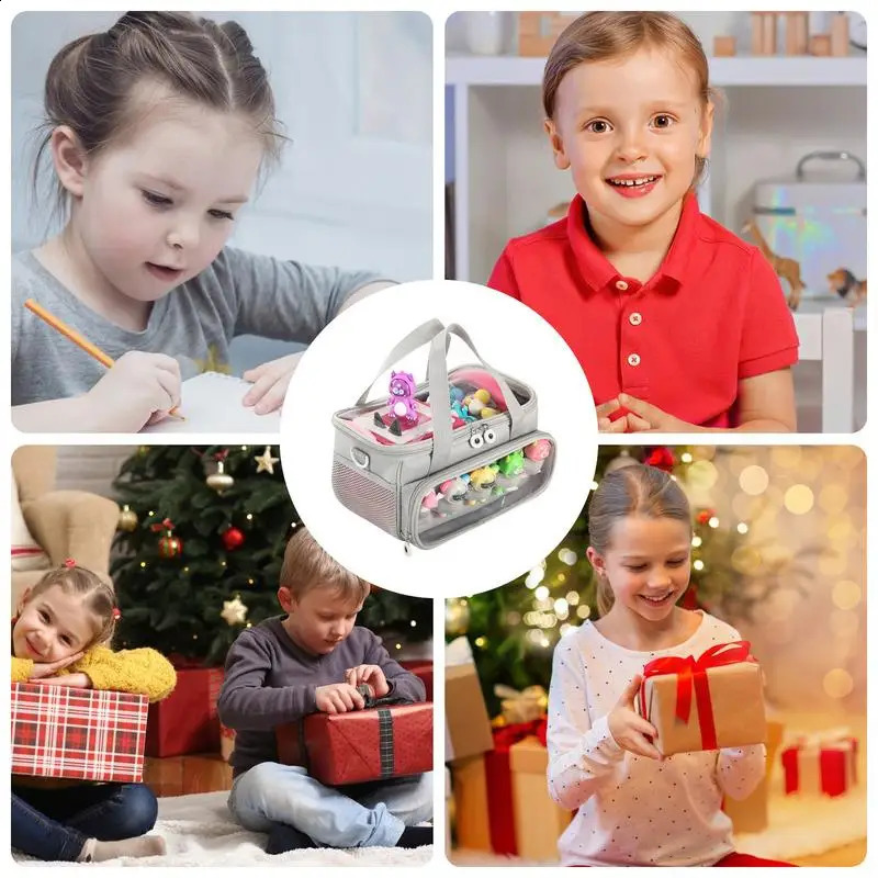 Ship from US Cute speaker storage bag to protect audio organizer with shoulder strap and joystick can be stored in a 250305FBB