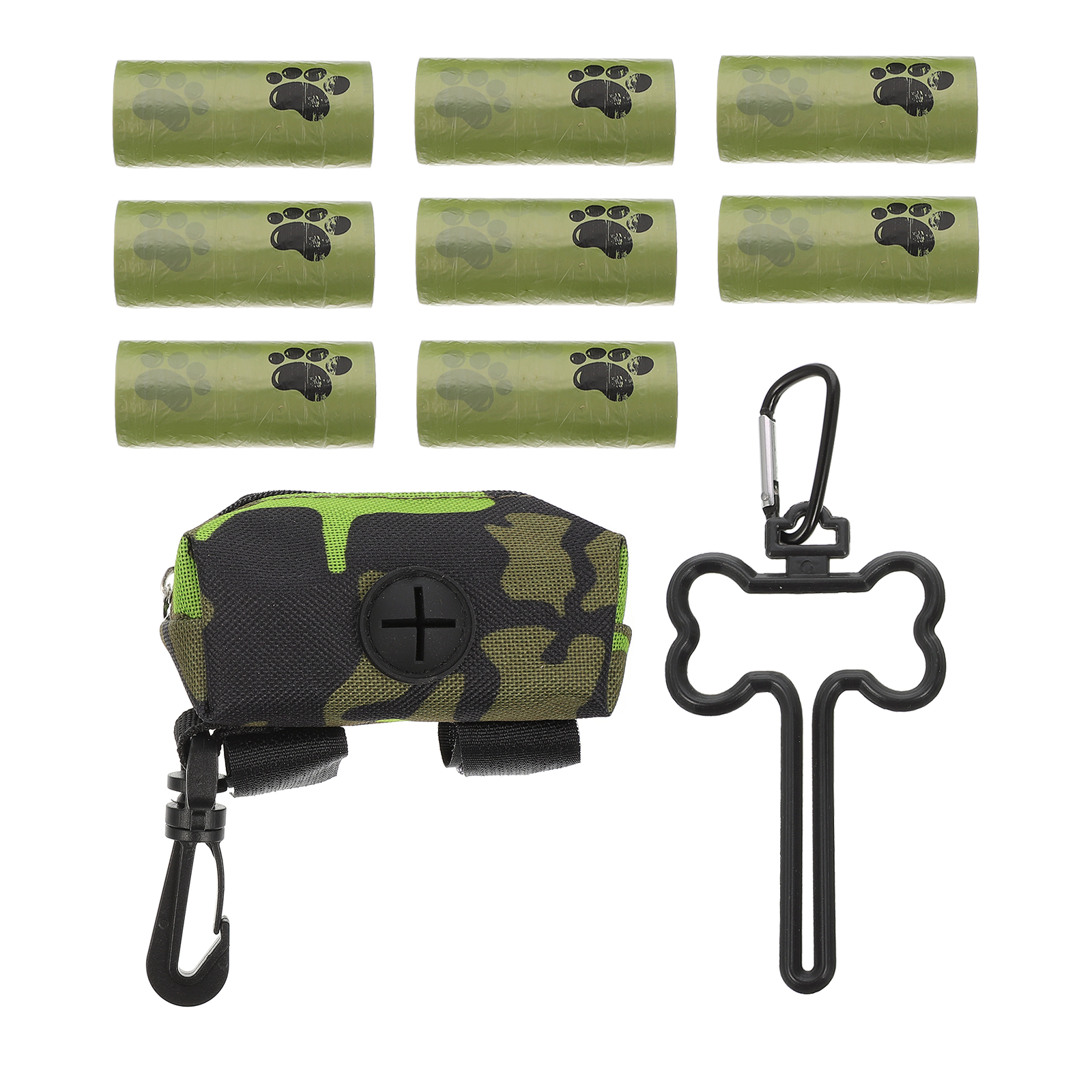 Leak Dog Walking Bag Trash Bags Waste Holders Portable Oxford Cloth Poop Litter