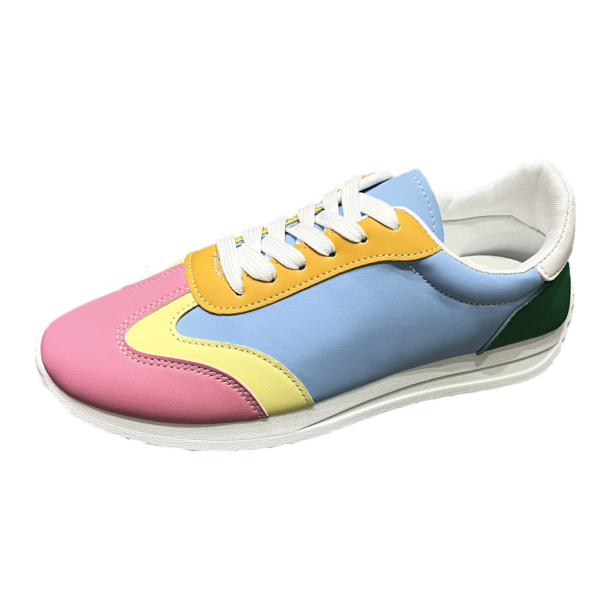 Large size training shoes 2025 new multifunctional white designer women's sports running flat shoes trendy casual sports shoes