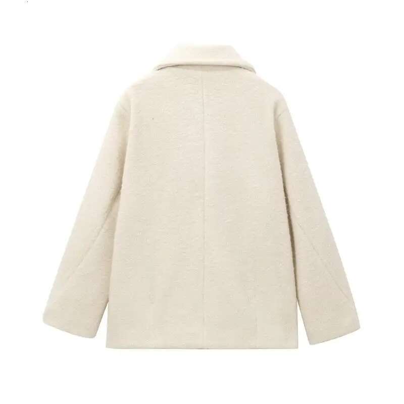 Winter Coat New Chic Loose Thick Lapel Warm Women's Jackets Elegant Fashion Youth Street Outerwear