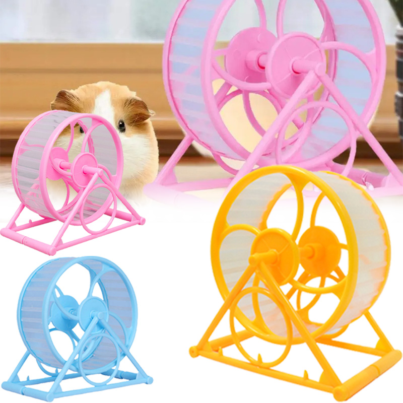 Hamster Running Wheel Hamster Ultra Quiet Anti Jamming Small Animal Sports Running Wheels Hamster Cage Accessories Toys Hamster