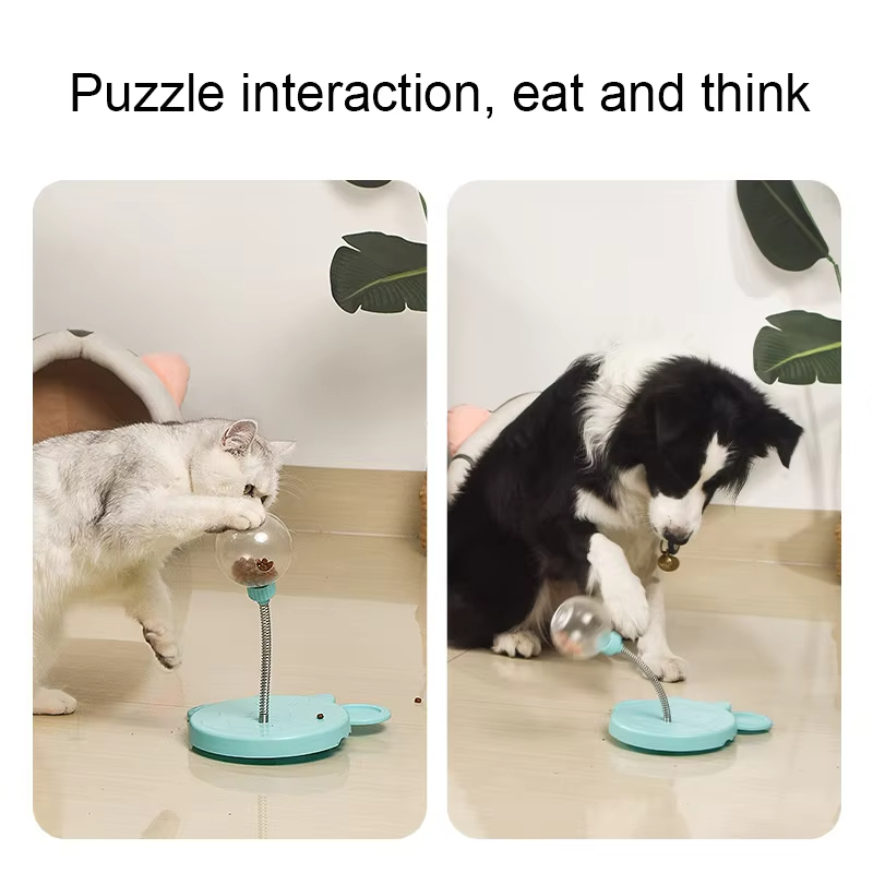 Pet Puzzle Food Leaking Ball Toys Cat Dog Interactive Treat Leaking Toy Catnip Slow Cat Dog Feeder Fun Pet Products Accessories