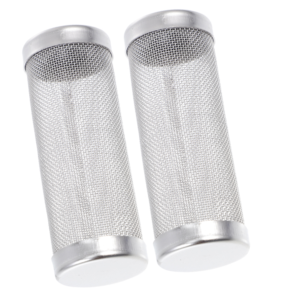 2 Pcs Filter Cover Water Outlet Protective Case Filters 304 Network Pitcher Jug Aquarium Inlet Basket