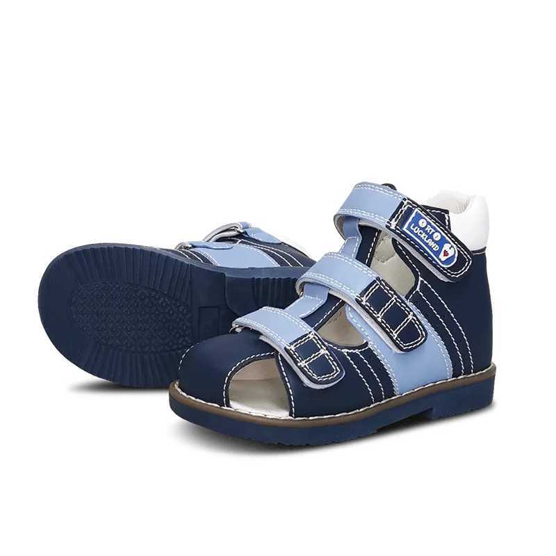 Toddler Baby Sandals Orthopedic Shoes For Kids Boys Girls Summer Tiptoe Microfiber Leather Clubfoot Footwear Size20-33 X250305