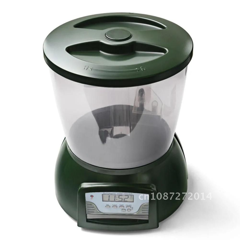 Automatic Pond Food Fish Feeder Dispenser Digital Aquarium Method LCD With Accessories Aquarium Feeder Timer