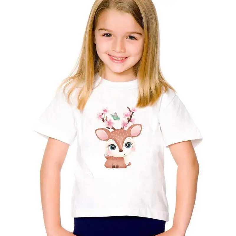 Cute Owl cartoon Girl Kids T-shirts Girls Summer Clothes Baby T Shirts CHIldren New Sleeve Clothing Graphic T-shirt TeeT250603