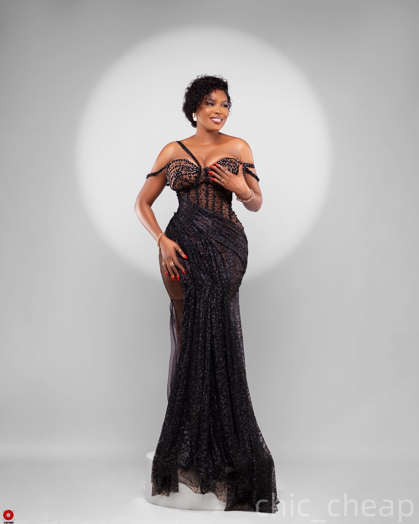 Mermaid Black Illusion Prom Dresses 2025 Beaded Crystals One Shoulder Evening Formal Party Second Birthday Engagement Gowns Plus Size Dress For Specia