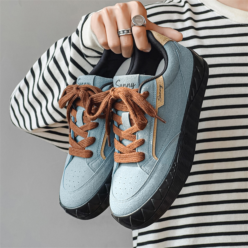 2025 Designer Shoes Men's shoes, American retro style shoes, trendy men's 2025 spring new popular item, i-ns trendy versatile design, board 