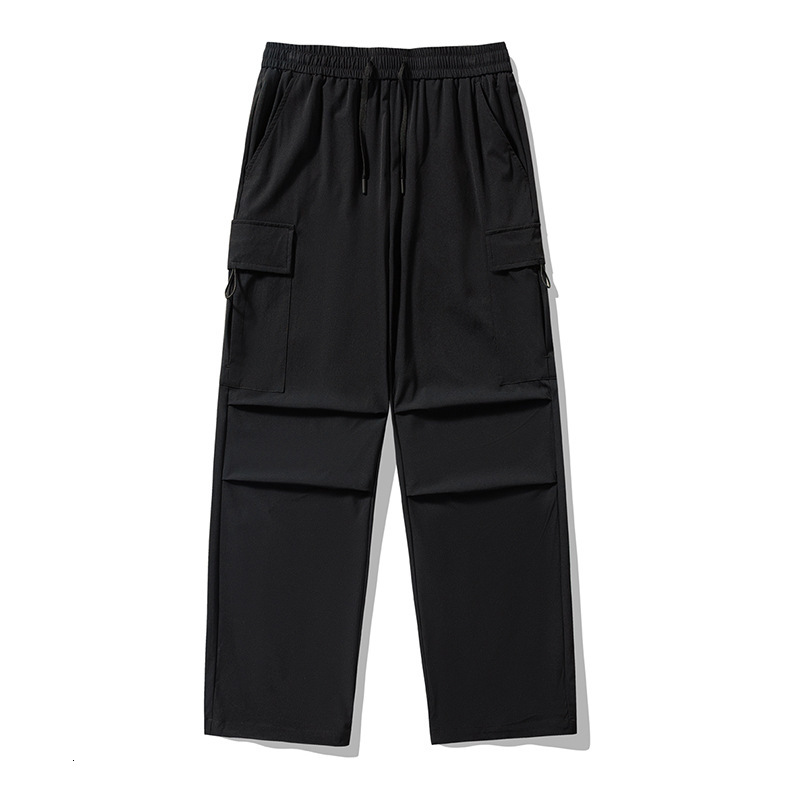 tracksuit Spring Autumn loose American paratrooper wide leg pants for both men and women, quick drying fashion casual versatile