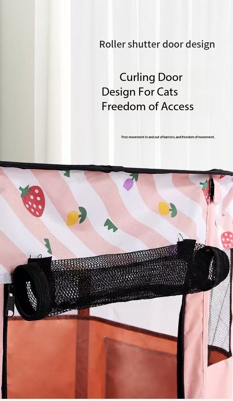 2025 new Folding Cage Fence, Dog Cat Nest Pet Supplies Tent, Puppy and Kitten Delivery Room Cloth