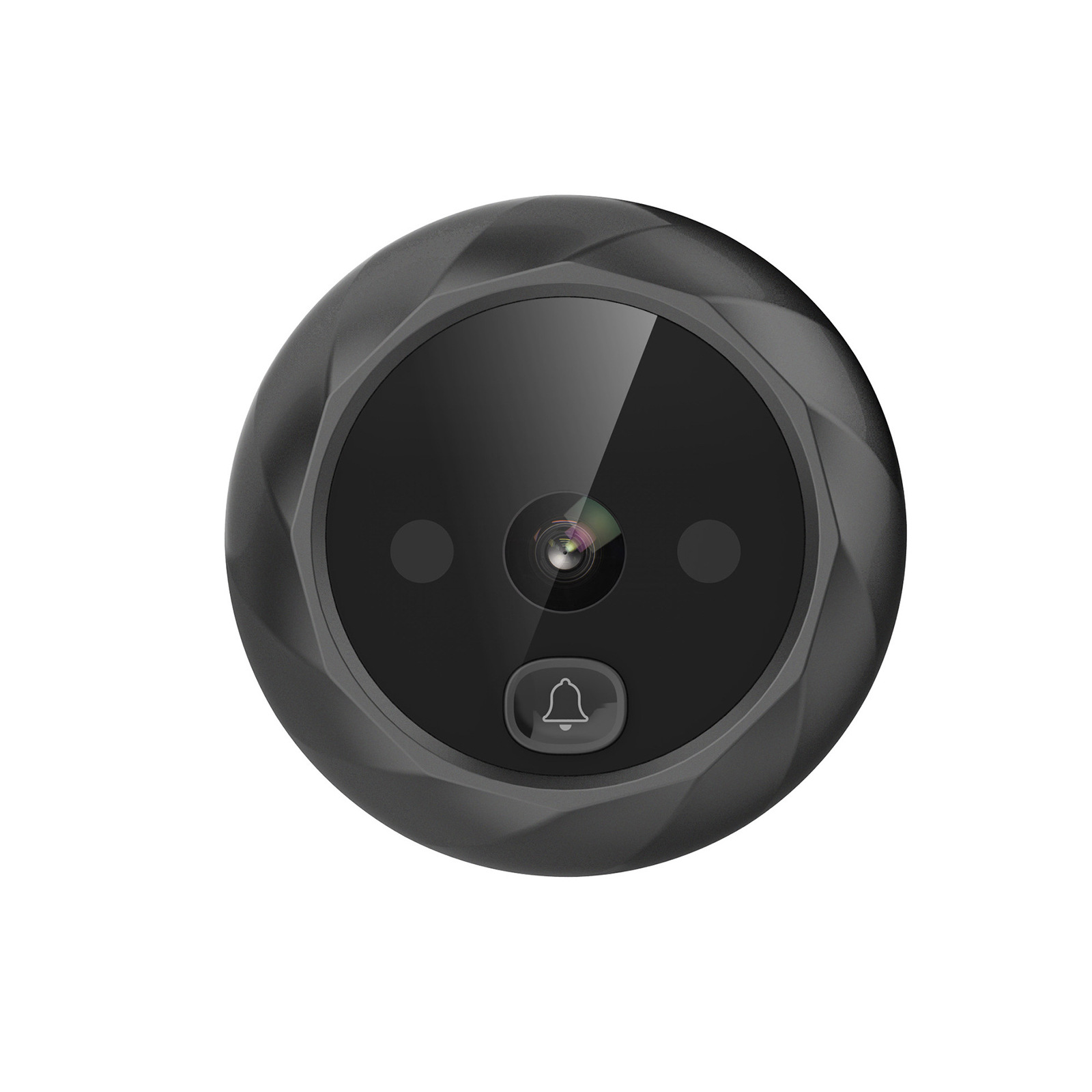 High Definition Cat Eye Doorbell with two point four Inch Visual Intercom Monitor Home Electronic Access Control System for Anti Theft Photography