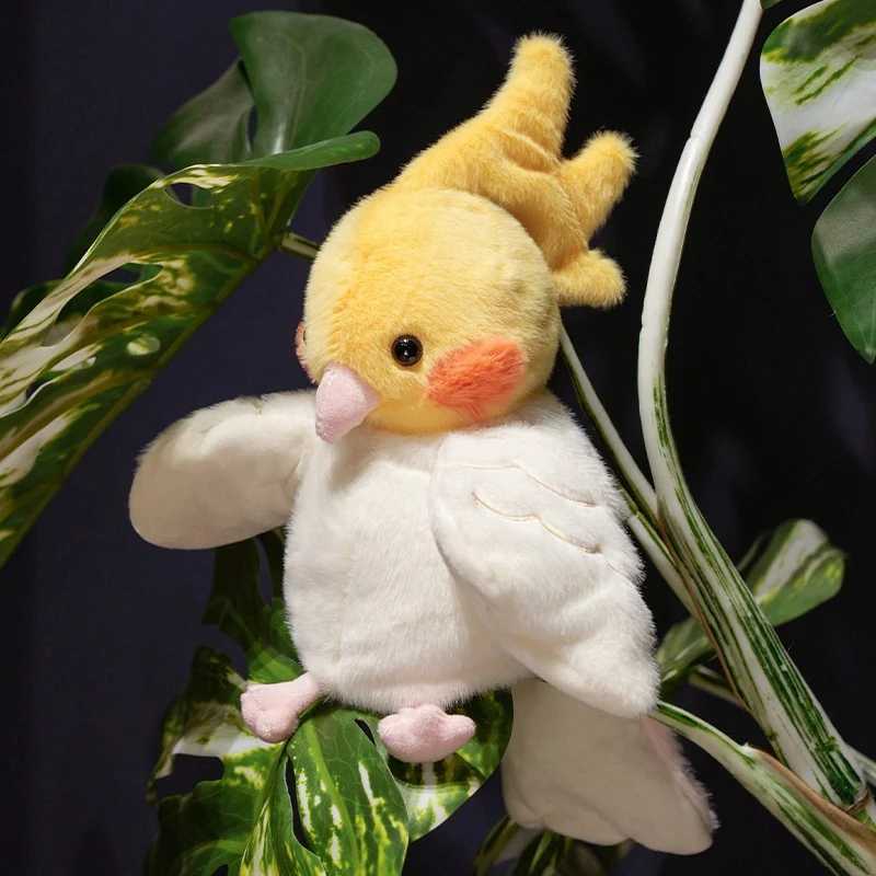 Free shipping Bird Soft Stuffed Toy Parrot Cosplay Plush Doll Educational Baby Toys Kawaii atiel/Budgerigar/Monk Parakeet Hand Puppet