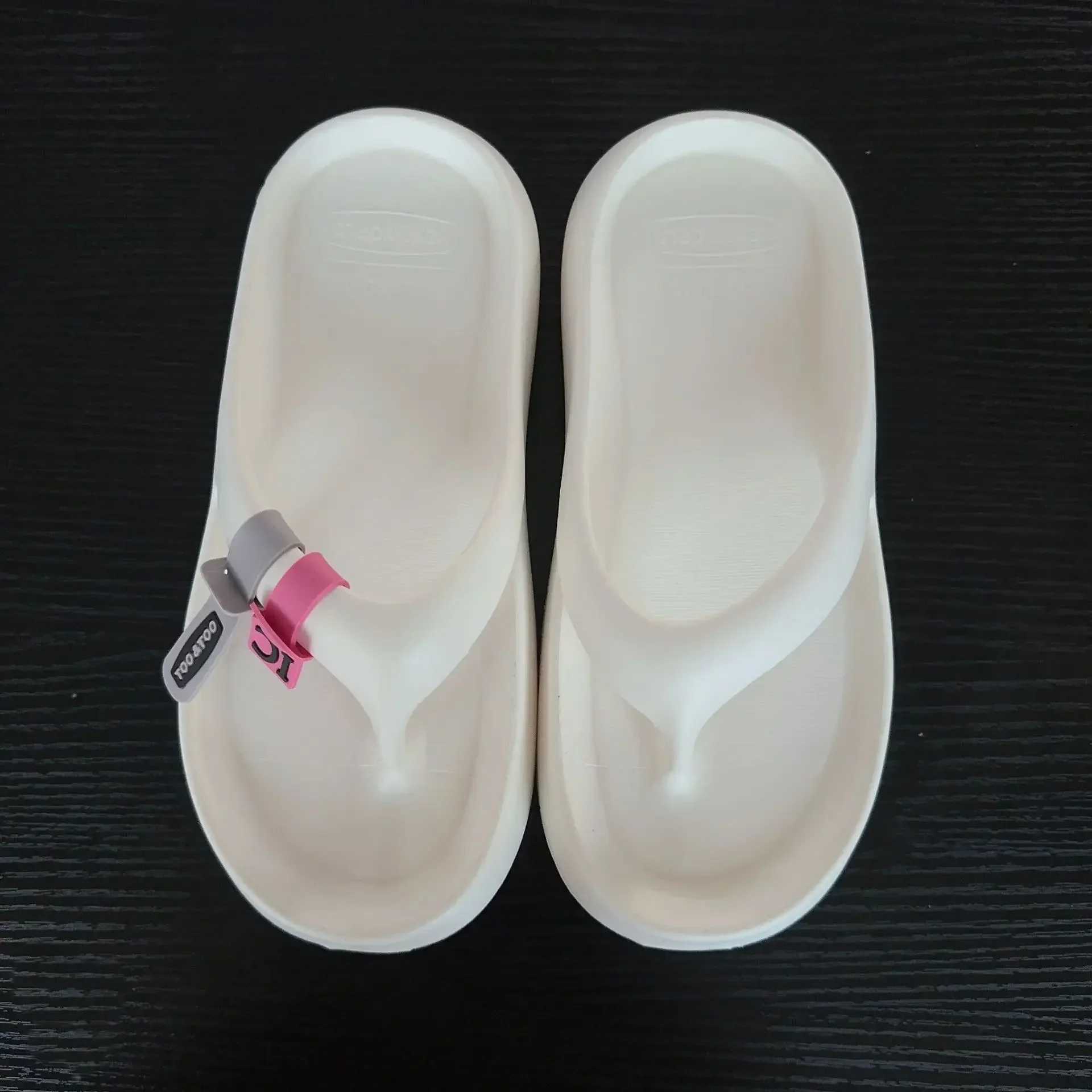 2024 Hot Selling New Sier Flip-flops Niche Fi EVA All Cfortable Thick Soles Increase Beach Shoes Y250306