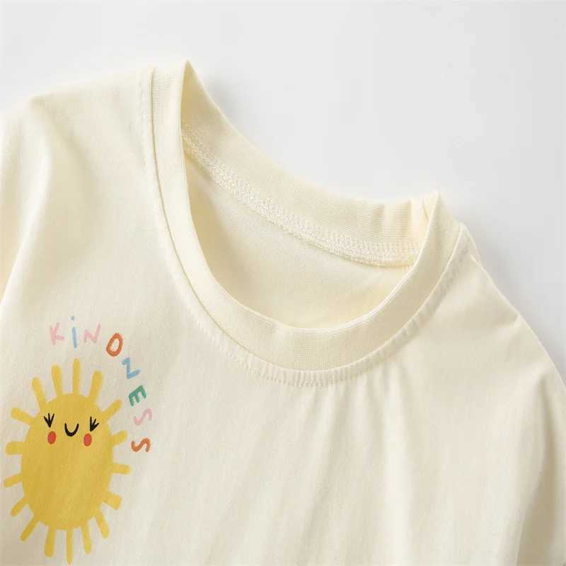 Jumping Meters 3-8T Flowers Kids Tees Hot Selling Cotton Summer Girls Tshirts Baby Clothes Childrens Tees TopsT250306