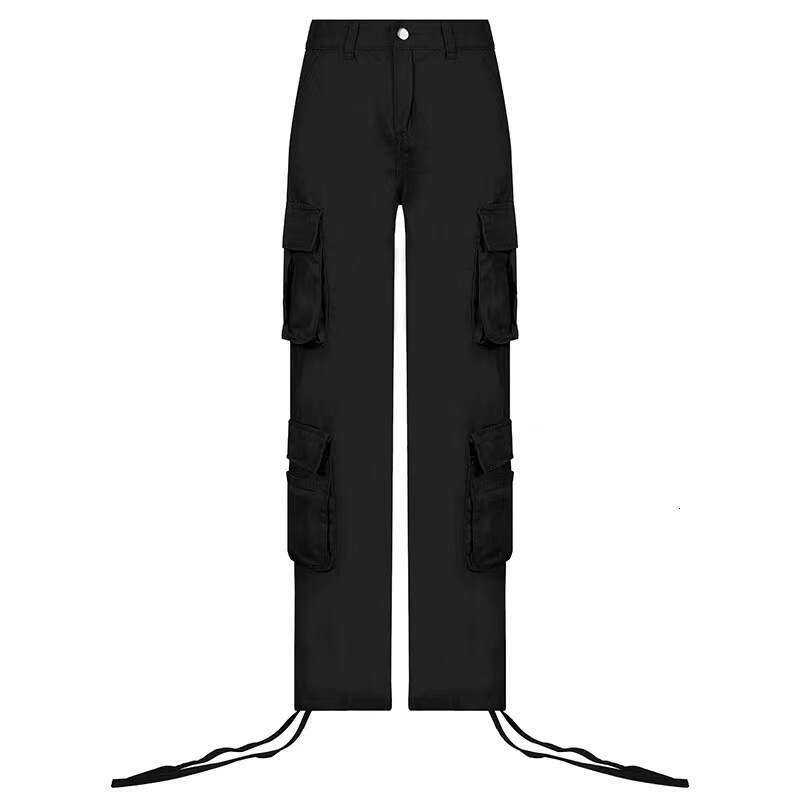 European and American women's street hip-hop style low waist fashion workwear denim casual pants 2025 temperament versatile new trend clothing in