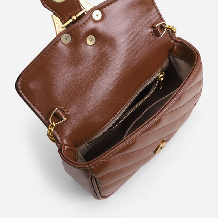 2025 New Fashionable Light Luxury Summer Women's Multi Functional Small Fragrant Embroidery Thread Chain Design Oblique Mini Bag