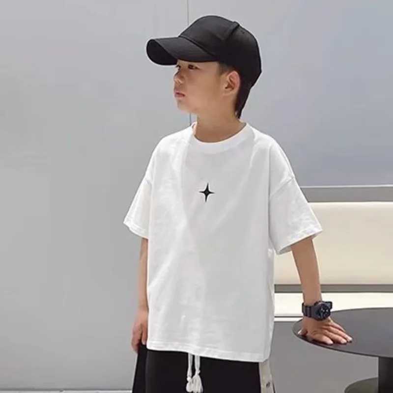 Childrens Tops T-shirt For A Boy Infant T-shirts Summer Baby Clothes Tee Korea Short Sleeve Tees Kids Tshirt Boys Boys KoreanT250306