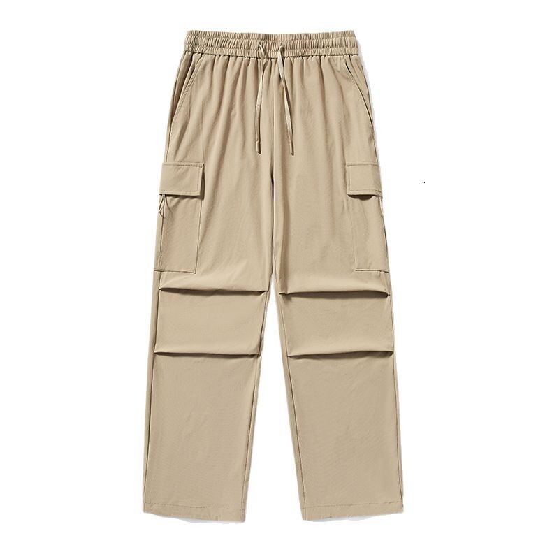 tracksuit Spring Autumn loose American paratrooper wide leg pants for both men and women, quick drying fashion casual versatile