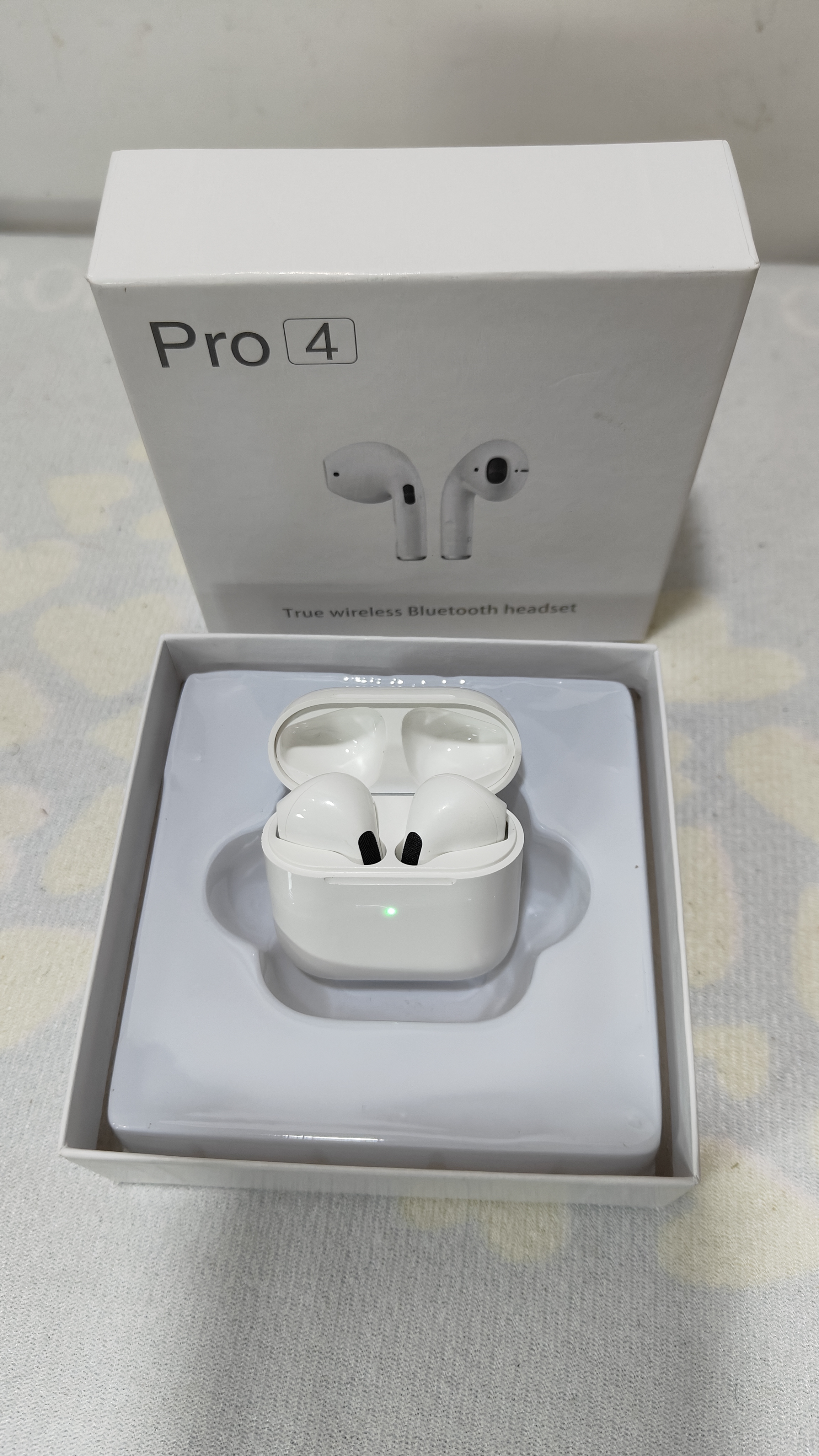 Pro 4 Wireless Earphones Waterproof Bluetooth Headphone Long-lasting In-Ear Headset Portable Compatible Bluetooth 5.0 Earbud