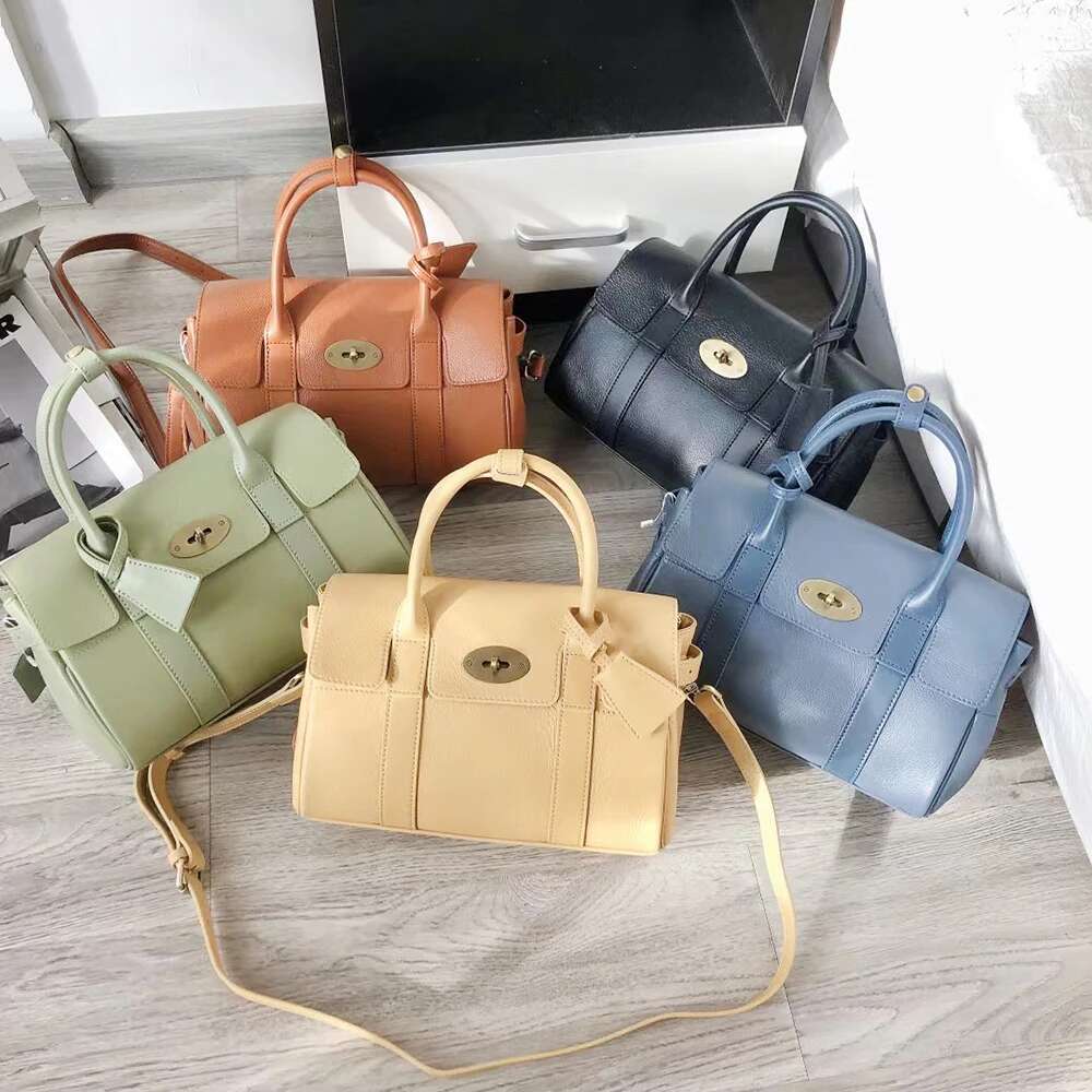 Design Women Satchel Shoulder Handbag Genuine Leather Female Messenger Top Handle Business Lady Small Portfolio Bag