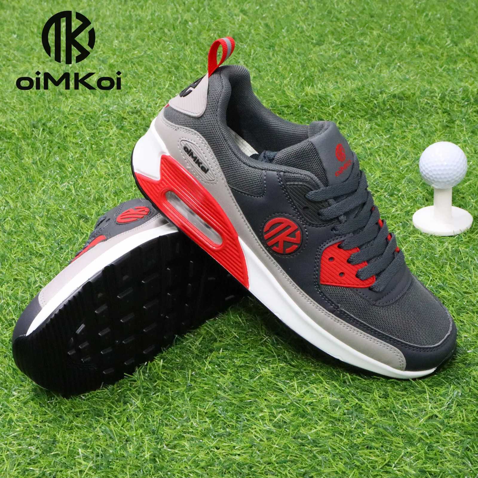 OIOI New Mens Golf Shoes Soft and Cfortable Non-slip Outdoor Golf Training Shoes Z250306