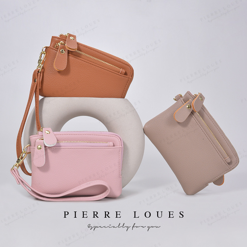 Free Shipping Designer Bag New Handheld Small Wallet With Multiple Card Slots, Keychain Coin Change Bag Large Capacity Bag Zero Wallet Ladies' Lu