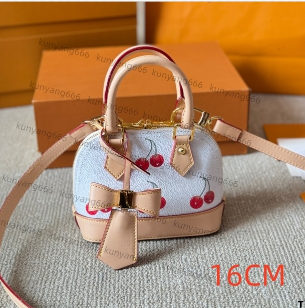 Designer Cherry Bag Top Quality Women Shell Bag Evening Bags Lady Fashion Casual Luxury Messenger Bag Leather Handbag Shoulder Bag Crossbody Purse Tote