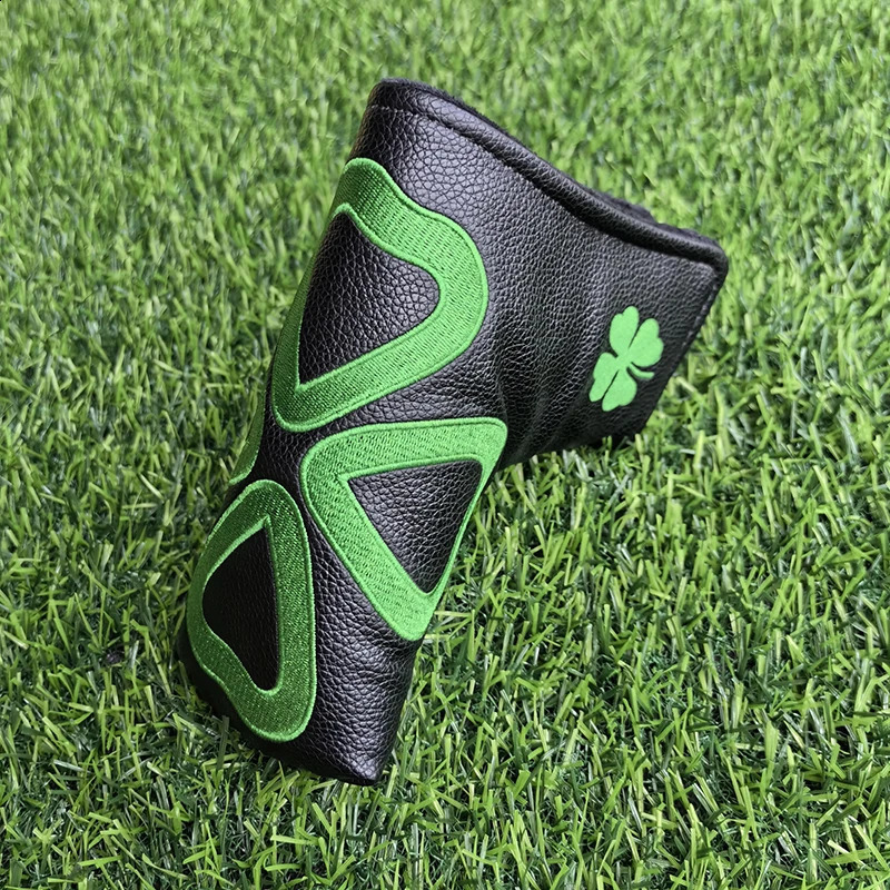 cover Golf Club Wood Headcovers Driver Fairway Woods Hybrid Cover Golf Club Head Protective Sleeve Four-leaved Clover 250305